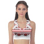 Retro Knitting Patterns Seamless Fitness Sports Bra