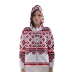 Retro Knitting Patterns Seamless Women s Hooded Windbreaker