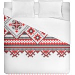 Retro Knitting Patterns Seamless Duvet Cover (King Size)