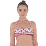 Retro Knitting Patterns Seamless Tie Back Bikini Top