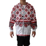 Retro Knitting Patterns Seamless Kids  Hooded Windbreaker