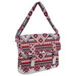 Retro Knitting Patterns Seamless Buckle Messenger Bag