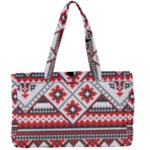 Retro Knitting Patterns Seamless Canvas Work Bag