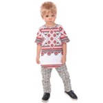 Retro Knitting Patterns Seamless Kids  Raglan T-Shirt