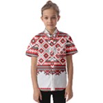 Retro Knitting Patterns Seamless Kids  Short Sleeve Shirt