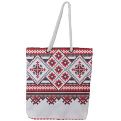 Full Print Rope Handle Tote (Large) 