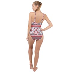 High Neck One Piece Swimsuit 