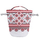 Retro Knitting Patterns Seamless Drawstring Bucket Bag