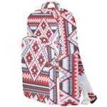 Retro Knitting Patterns Seamless Double Compartment Backpack