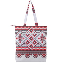 Double Zip Up Tote Bag 