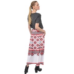 Velour Split Maxi Skirt 