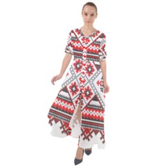 Waist Tie Boho Maxi Dress 