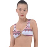 Retro Knitting Patterns Seamless Ring Detail Bikini Top