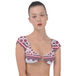 Retro Knitting Patterns Seamless Cap Sleeve Ring Bikini Top