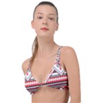 Retro Knitting Patterns Seamless Knot Up Bikini Top