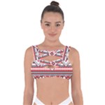 Retro Knitting Patterns Seamless Bandaged Up Bikini Top