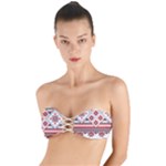 Retro Knitting Patterns Seamless Twist Bandeau Bikini Top