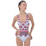 Retro Knitting Patterns Seamless Side Cut Out Swimsuit