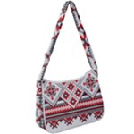 Retro Knitting Patterns Seamless Zip Up Shoulder Bag