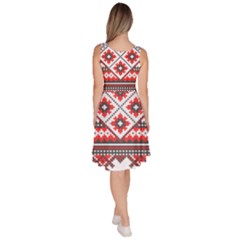 Knee Length Skater Dress With Pockets 