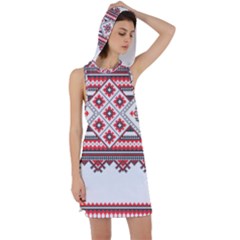 Racer Back Hoodie Dress 