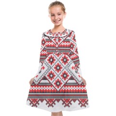 Retro Knitting Patterns Seamless Kids  Midi Sailor Dress from ArtsNow.com