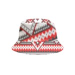 Retro Knitting Patterns Seamless Inside Out Bucket Hat (Kids)