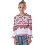 Retro Knitting Patterns Seamless Kids  Frill Detail T-Shirt