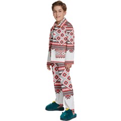 Kids  Long Sleeve Velvet Pajamas Set 