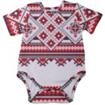 Retro Knitting Patterns Seamless Baby Short Sleeve Bodysuit