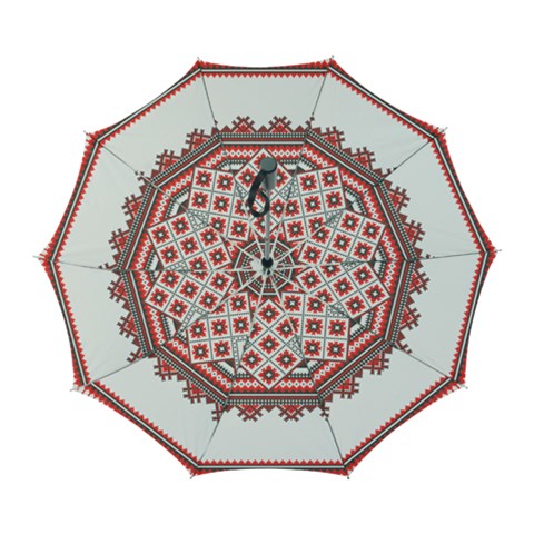 Retro Knitting Patterns Seamless Automatic Folding Umbrella with Case (Large) from ArtsNow.com