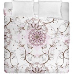 Floral Flora Flower Seamless Pattern Duvet Cover Double Side (King Size) from ArtsNow.com