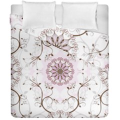 Floral Flora Flower Seamless Pattern Duvet Cover Double Side (California King Size) from ArtsNow.com