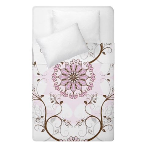 Floral Flora Flower Seamless Pattern Duvet Cover Double Side (Single Size) from ArtsNow.com