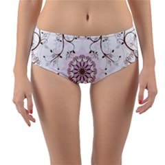 Reversible Mid-Waist Bikini Bottoms 