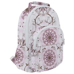 Rounded Multi Pocket Backpack 