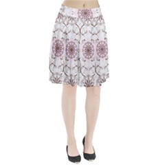 Floral Flora Flower Seamless Pattern Pleated Skirt from ArtsNow.com