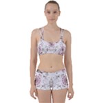 Floral Flora Flower Seamless Pattern Perfect Fit Gym Set