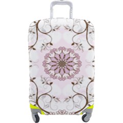 Floral Flora Flower Seamless Pattern Luggage Cover (Large) from ArtsNow.com