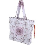 Floral Flora Flower Seamless Pattern Drawstring Tote Bag