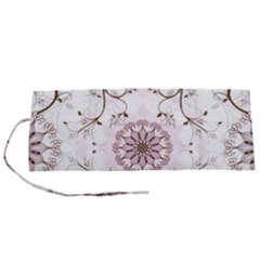 Floral Flora Flower Seamless Pattern Roll Up Canvas Pencil Holder (S) from ArtsNow.com