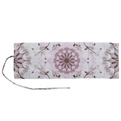 Floral Flora Flower Seamless Pattern Roll Up Canvas Pencil Holder (M) from ArtsNow.com