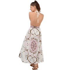 Backless Maxi Beach Dress 