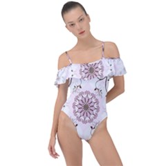 Frill Detail One Piece Swimsuit 