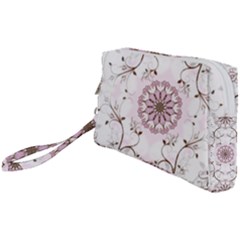 Floral Flora Flower Seamless Pattern Wristlet Pouch Bag (Small) from ArtsNow.com