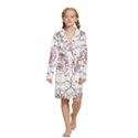 Kids  Long Sleeve Velvet Lounge Robe 