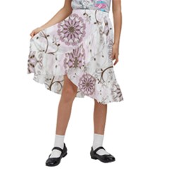 Kids  Ruffle Flared Wrap Midi Skirt 