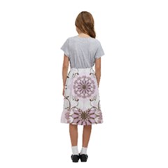 Kids  Ruffle Flared Wrap Midi Skirt 