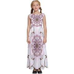 Kids  Satin Sleeveless Maxi Dress 