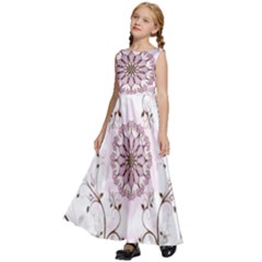 Kids  Satin Sleeveless Maxi Dress 